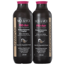 Kit Nick & Vick PRO-Hair Preenchimento Capilar Anti-Aging (2 Produtos)