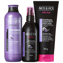 Kit Nick & Vick PRO-Hair Revitalização Intensa Loiro Platinado (3 Produtos)