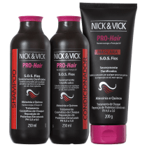 Kit Nick & Vick PRO-Hair S.O.S Fios Saudáveis de Novo (3 Produtos)