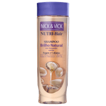 Nick & Vick NUTRI-Hair Brilho Natural - Shampoo sem Sal 300ml