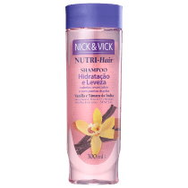 Nick & Vick NUTRI-Hair Hidratação e Leveza - Shampoo sem Sal 300ml