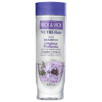Nick & Vick NUTRI-Hair Limpeza Profunda - Shampoo Antirresíduo 300ml