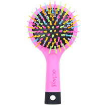 Océane Rainbow Brush Rosa - Mini Escova de Cabelo