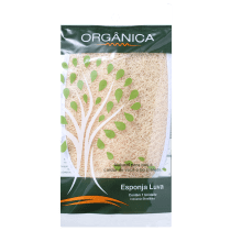 Orgânica Esponja Luva Meio Oval - Esponja de Banho (1 unidade)