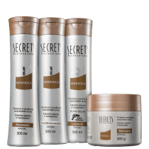 Kit Secrets Professional Mandioca Leave-in (4 Produtos)