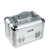 Studio KV HC0043-SQ Silver Quadriculada - Maleta de Maquiagem