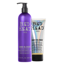 Kit TIGI Bed Head Dumb Blonde Purple Toning Duo (2 Produtos)