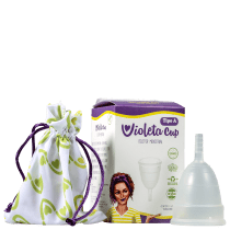 Violeta Cup Transparente Tipo A (+30 anos ou com filhos) - Coletor Menstrual