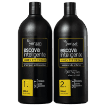 Kit Yenzah Power Whey Fit Cream Escova Inteligente (2 Produtos)