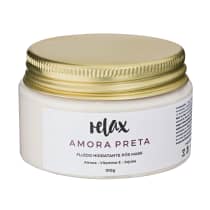 Relax Cosméticos Amora Preta - Hidratante Facial Pele Seca 100g