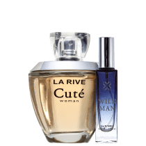 Kit Cuté La Rive Feminino & Wild Man Essenciart Masculino (2 Produtos)