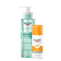 Kit Eucerin Sun Oil Control FPS 60 + Dermopure (2 Produtos)