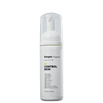 Espuma de Limpeza Facial Simple Organic Control Skin 150ml