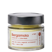 Pavio de Vela Bergamota - Vela Perfumada 145g