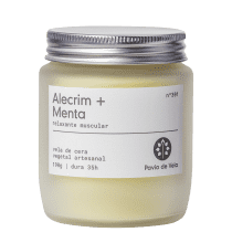 Pavio de Vela Alecrim + Menta - Vela Perfumada 190g