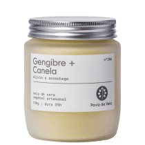 Pavio de Vela Gengibre + Canela - Vela Perfumada 190g