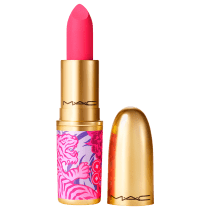M·A·C Lunar Luck Powder Kiss Lipstick If Wishes Were Roses Pink - Batom Matte 3g