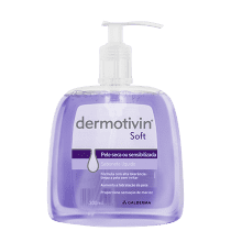 Dermotivin Soft Pele Seca ou Sensibilizada - Sabonete Líquido Facial 300ml