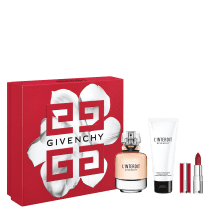 Conjunto L'Interdit Givenchy Feminino - Eau de Parfum 80ml + Loção Hidratante 75ml + Mini Batom Le Rouge Deep Velvet N37