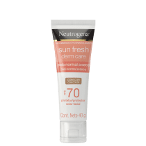 Protetor Solar Facial Neutrogena Sun Fresh Derm Care com Cor FPS70 40g