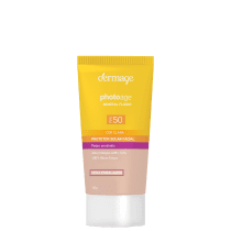 Protetor Solar com Cor Dermage Photoage Mineral Fluido FPS 50 Cor Clara 50ml