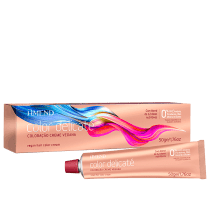 Coloração Vegana Permanente Amend Color Delicaté 5.3 Castanho Claro Dourado 50g