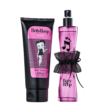Conjunto Betty Boop Love Feminino - Desodorante Colônia 50ml + Hidratante Corporal 100ml