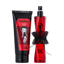 Conjunto Betty Boop XoXo Feminino - Desodorante Colônia 50ml + Hidratante Corporal 100ml