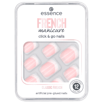 Essence French Manicure Click & Go 01 - Unhas Postiças (12 Unidades)