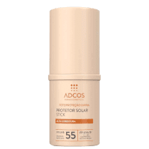 Adcos Fotoproteção Diária Tonalizante Stick FPS55 Nude - Protetor Solar Facial com Cor 17g