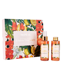 Kit Feito Brasil Frutas Tropicais Água Perfumada e Espuma de Banho (2 Produtos)