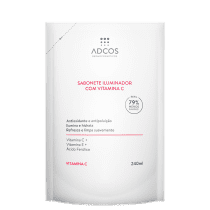 Sabonete Facial Adcos Derma Complex Iluminador com Vitamina C Refil 240ml