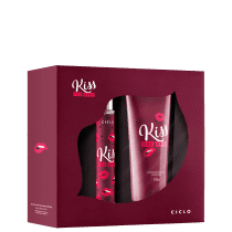 Conjunto Kiss Me More Ciclo Cosméticos Feminino - Desodorante Colônia 30ml + Loção Hidratante Corporal 240ml