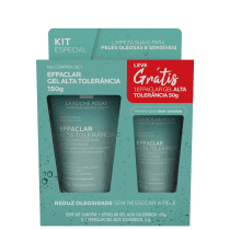 Kit La Roche-Posay Effaclar Alta Tolerância Gel de Limpeza 150g + 50g (2 Produtos)