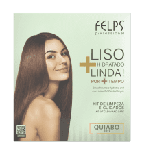 Kit Felps Professional Quiabo XBTX Pós Progressiva (3 Produtos)