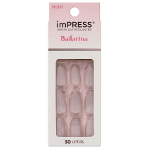 Kiss New York imPRESS Bailarina Chic - Unhas Autocolantes (30 Unidades)