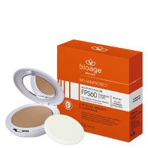 Bioage Bio-SunProtect Vitamina C FPS 60 Bege Claro - Pó Compacto 10g