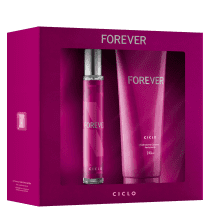Conjunto Forever Ciclo Cosméticos Feminino - Deo Colônia 30ml + Loção Hidratante 240ml