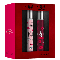 Conjunto Duo Kiss You More + Kiss Ciclo Cosméticos Feminino - Deo Colônia 30ml + Deo Colônia 30ml