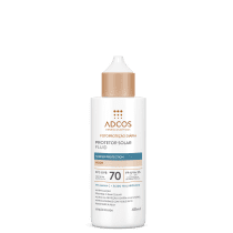 Adcos Fotoproteção Diária Fluid Nude FPS70 - Protetor Solar Facial com Cor 40ml