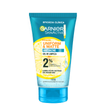 Garnier SkinActive Uniform & Matte Antiacne - Gel de Limpeza Facial 150g