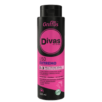 Creme Capilar Multifuncional Griffus Divas do Brasil Liso Extremo 500ml