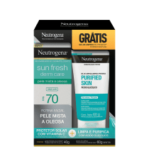 Kit Neutrogena Sun Fresh Purified Skin (2 Produtos)