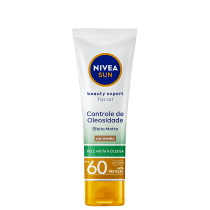 Protetor Solar Facial Nivea Sun Beauty Expert Controle de Oleosidade FPS 60 Cor Média 50g