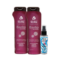 Kit Sillage Promocional Banho de Brilho - (3 Produtos)