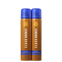 Flash Bronze Loção Auto-Bronzeante Spray – Kit de Autobronzeador 2x100ml