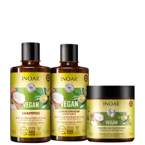 Kit Inoar Vegan Tratamento (3 Produtos)