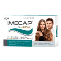 Imecap Hair Max - Tratamento Capilar 30 Cápsulas