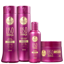 Kit Haskel Liso com Força Finalizador (4 produtos)