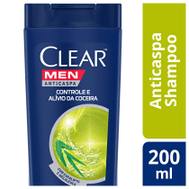 Shampoo Anticaspa Clear Alívio da Coceira 200ml